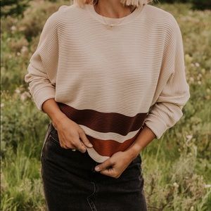 Boutique cropped sweater